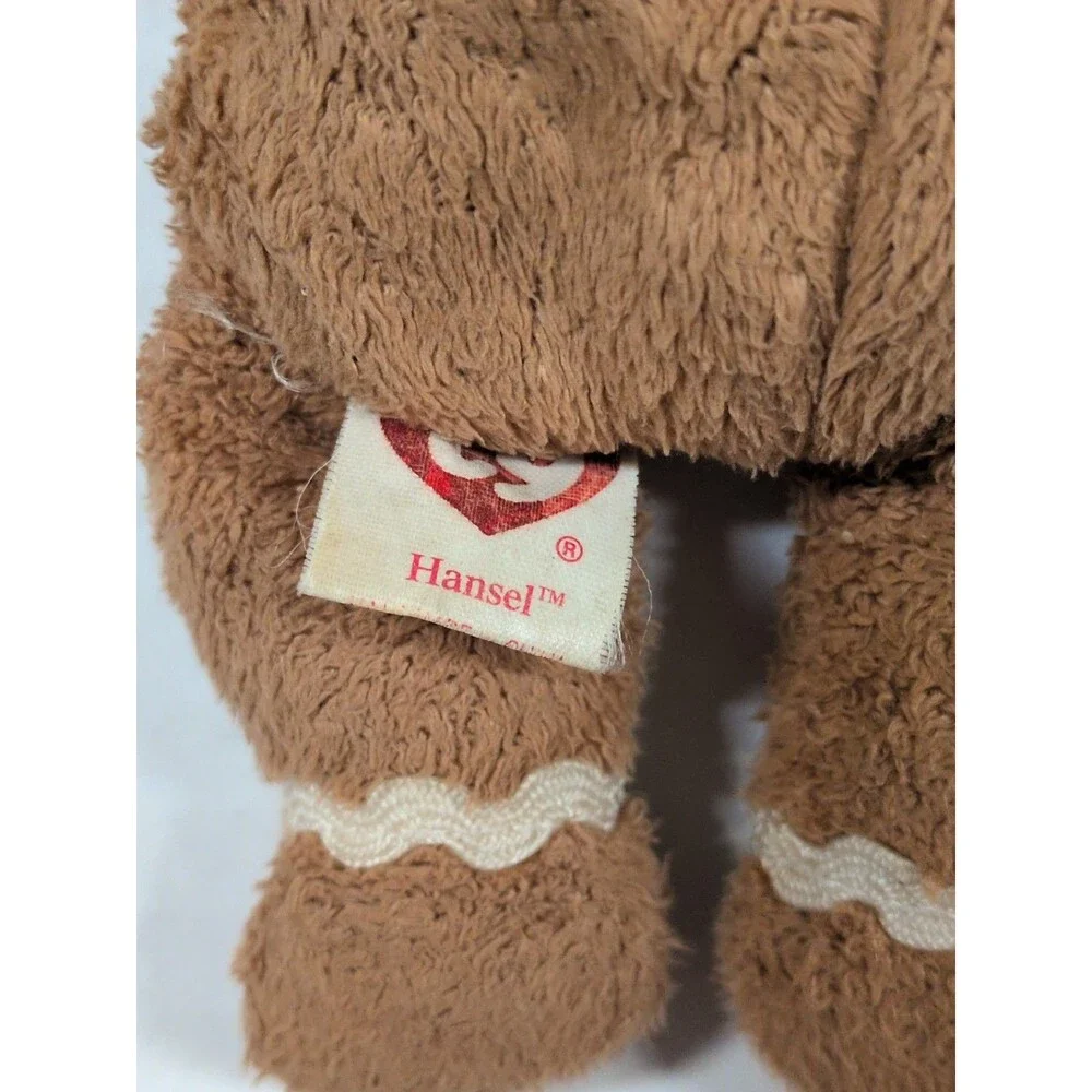 Vintage Ty Beanie Baby 2007 Hansel Gingerbread Man 7